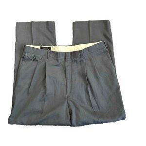 Vintage Reed St James Pleated Dress Slacks 40 X 30 Grey
